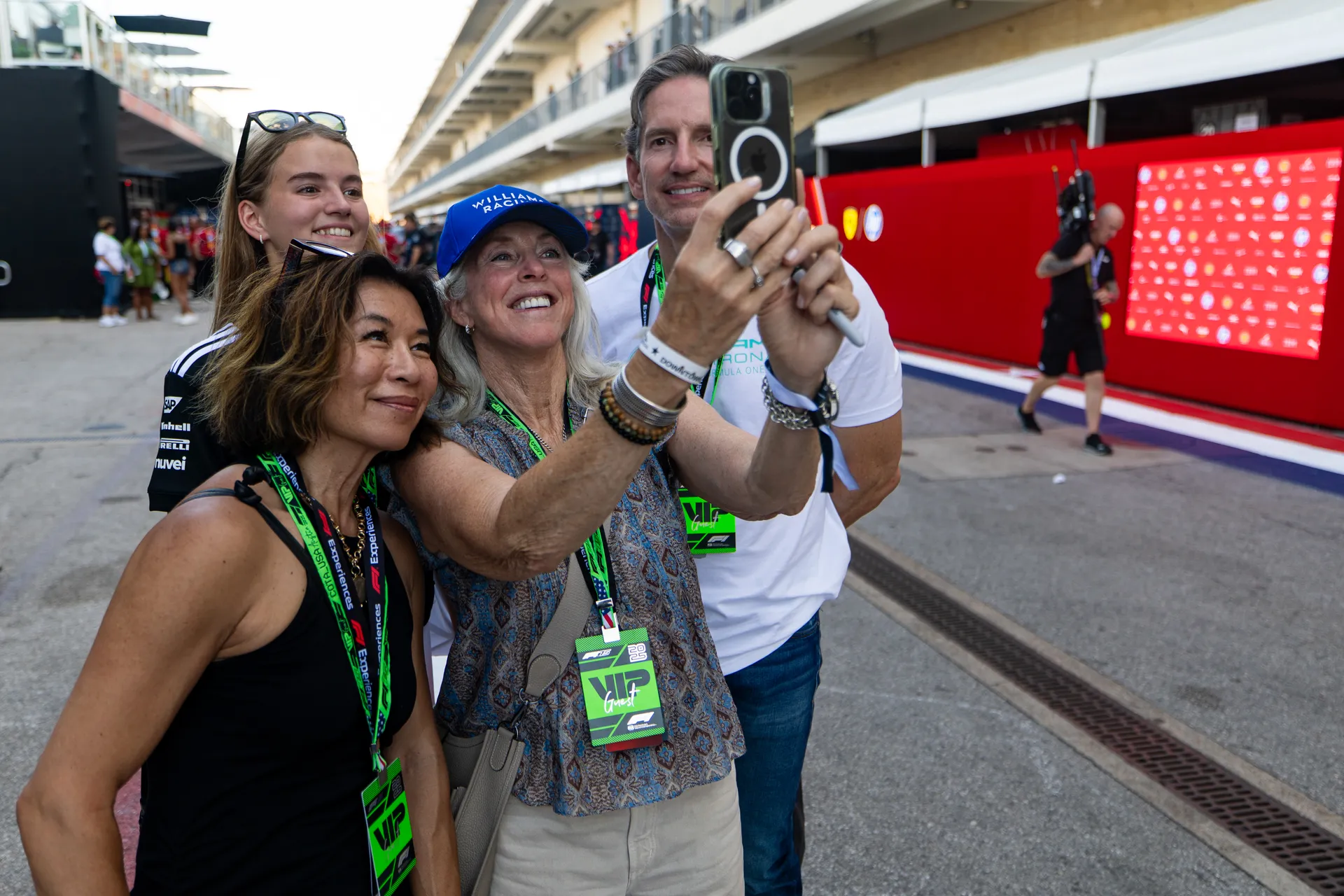 Guests inside the F1 Paddock at Circuit of The Americas